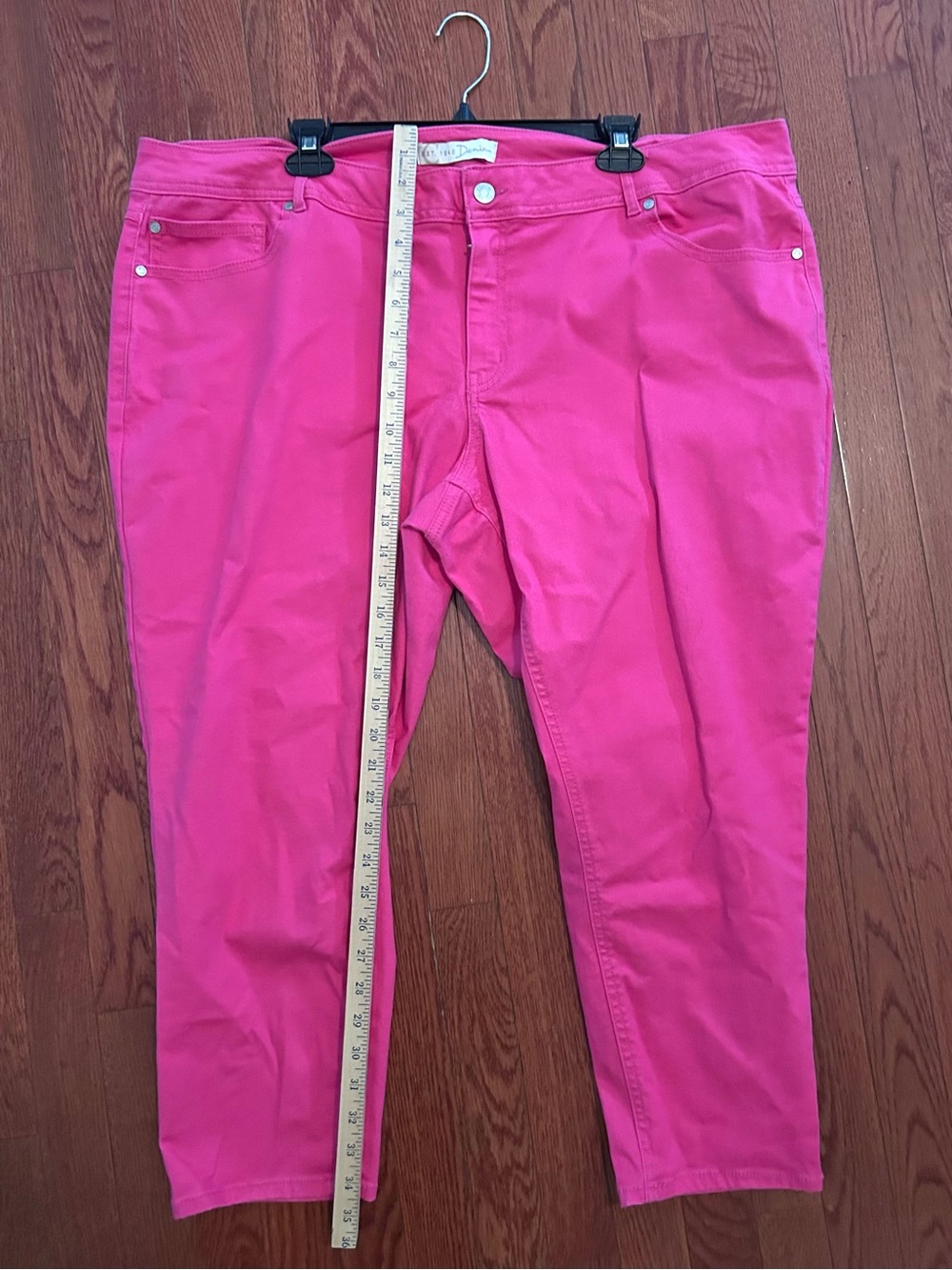 Cato EST. 1946 Denim Hot Pink Skinny Jeans Women’s 22WP - Picture 6 of 6